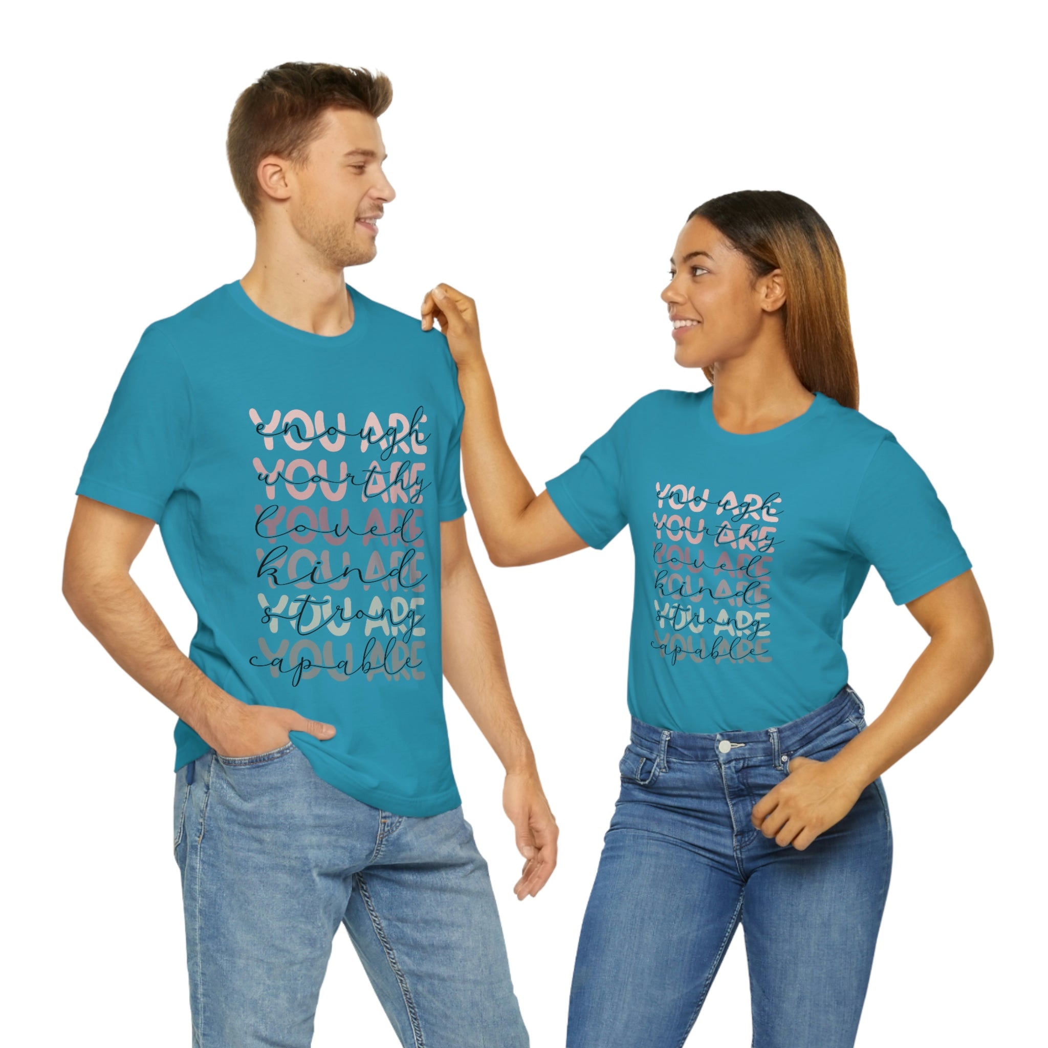 You Are Enough-Unisex Jersey Short Sleeve Tee